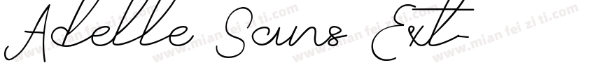 Adelle Sans Ext字体转换